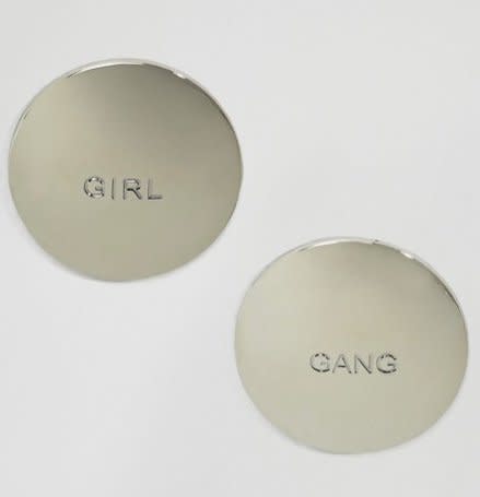 ASOS ‘Girl Gang’ Metal Stud Earrings