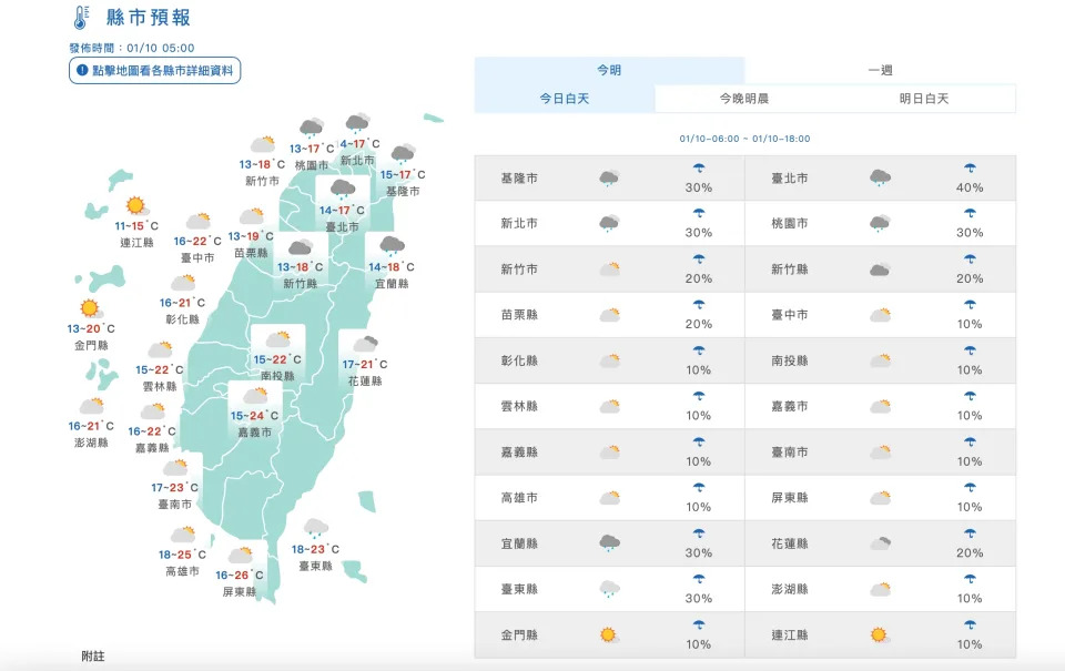 （圖取自中央氣象署網站）