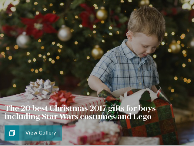 The 20 best Christmas 2017 gifts for boys including Star Wars costumes and Lego