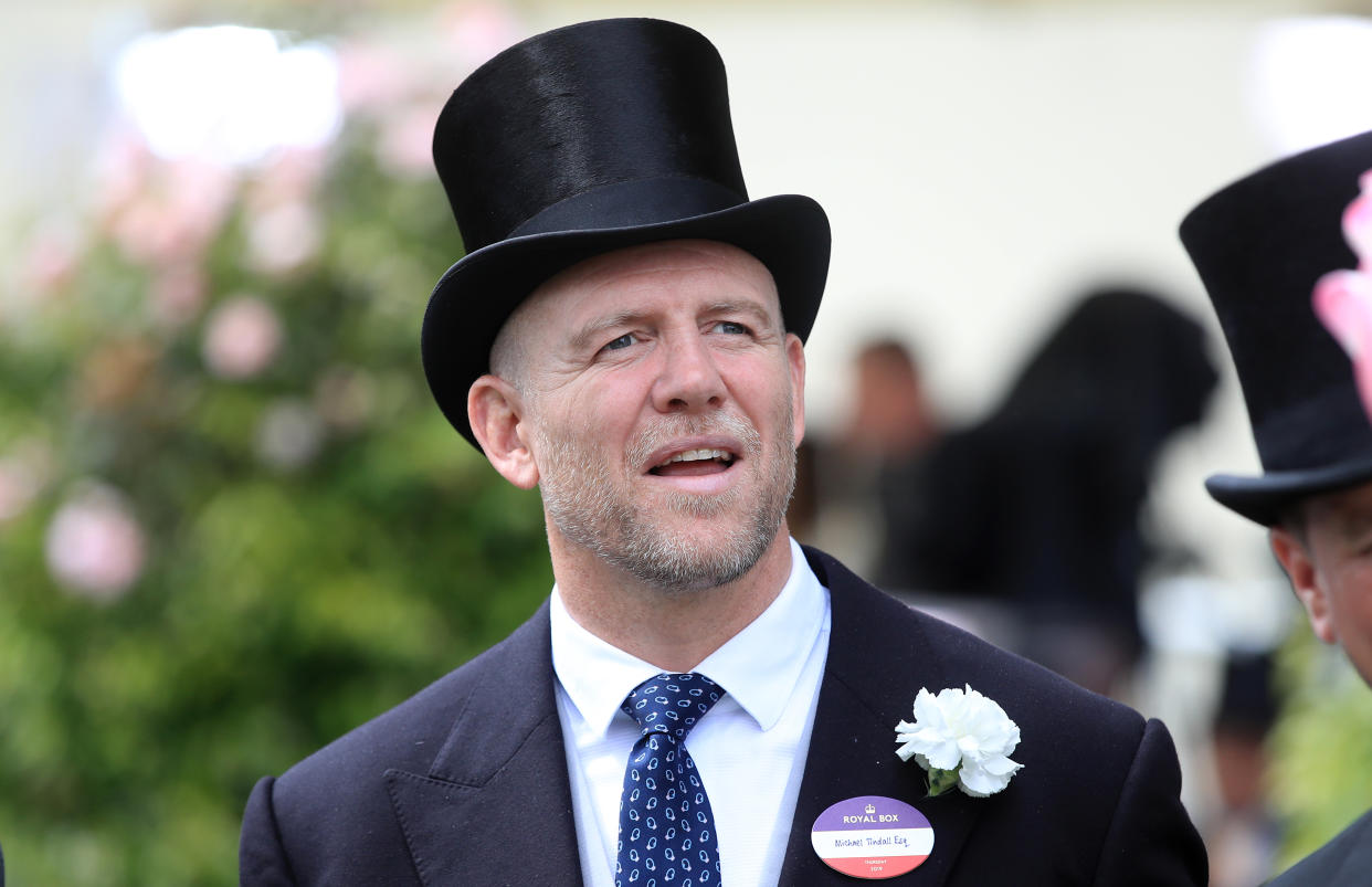 Mike Tindall during day three of Royal Ascot at Ascot Racecourse.