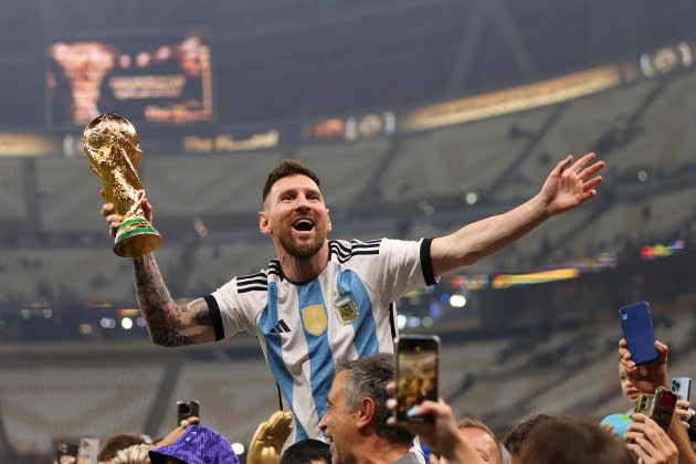 Lionel Messi Merch: Buy Argentina World Cup Soccer Jersey Online – Rolling  Stone