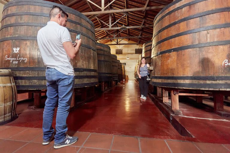 Los turistas disfrutan de conocer el proceso completo del vino