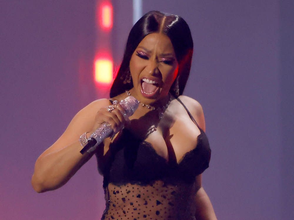 Nicki Minaj, hier bei den MTV Video Music Awards 2023, wird am 2. Juni nicht in Amsterdam auftreten. (Bild: imago images/UPI Photo)