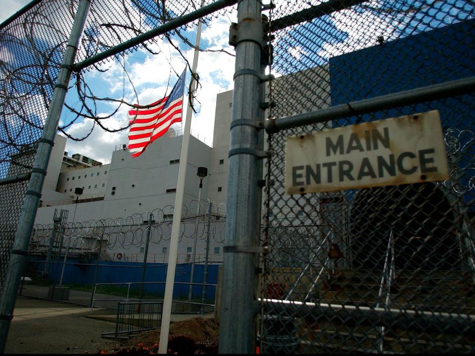 A photo of the entrance to the Vernon C. Bain Correctional Center.