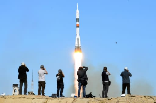 The Soviet-designed Soyuz rocket failed on October 11 just minutes after blast-off