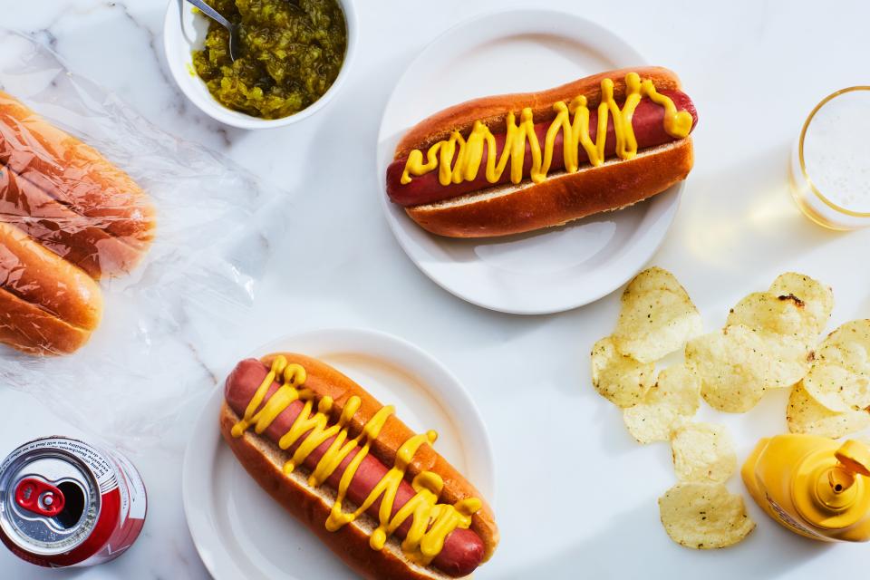 <h1 class="title">TASTE TEST: Hot Dogs INSET</h1><cite class="credit">Photo by Chelsea Kyle, Food Styling by Anna Stockwell</cite>