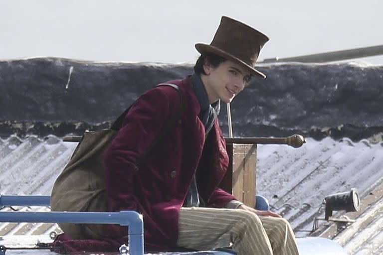 Timothée Chalamet como Willy Wonka