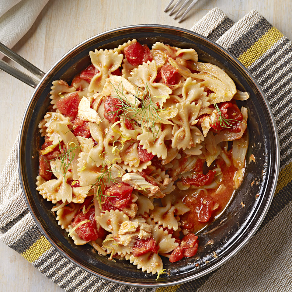 Farfalle with Tuna, Lemon, and Fennel