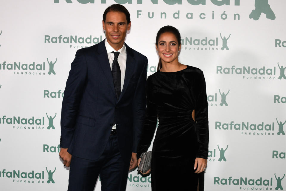 La marca de lujo francesa Henry Jacques ha lanzado tres fragancias inspiradas en Rafael Nadal y María Perelló. (Foto: Jose Oliva/Europa Press via Getty Images)