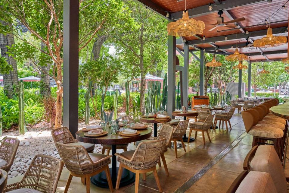 El patio del restaurante mexicano KoKo en Coconut Grove.