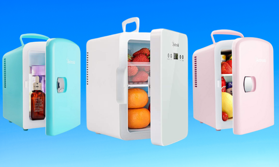 Save nearly 40 percent off these adorable fridges. (Photo: Amazon)