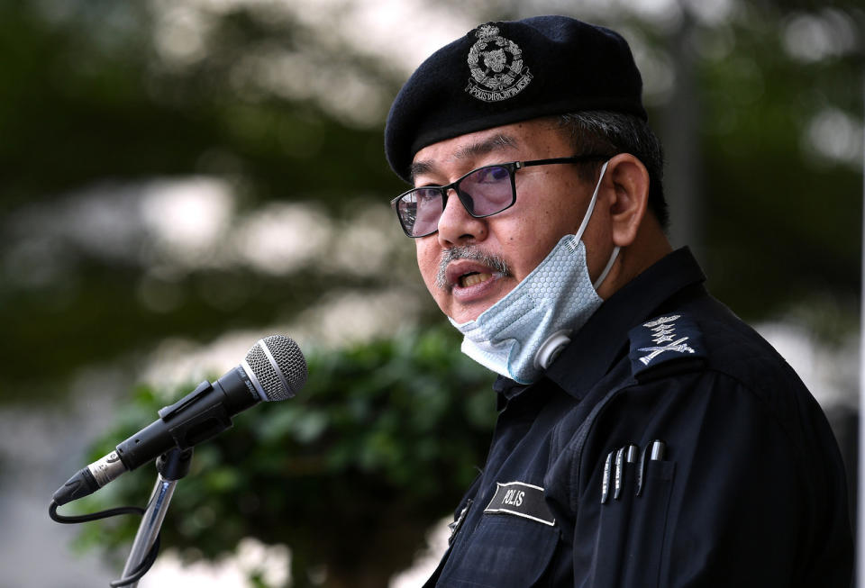 Kuala Lumpur police chief, Commissioner Datuk Seri Mazlan Lazim, through a brief statement today confirmed the arrest. — Bernama pic