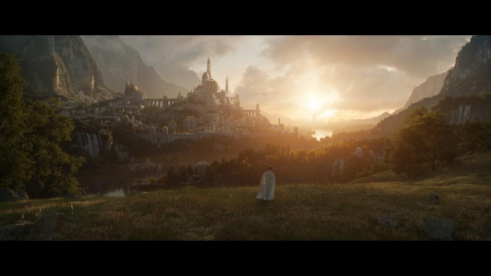 An image from the first episode of Amazon's "Lord of the Rings"-inspired series.