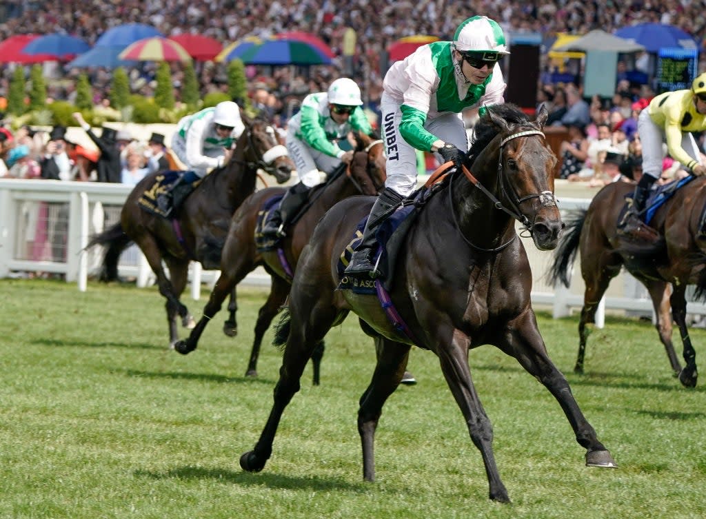 Jamie Spencer on Khaadem (Getty Images for Ascot Racecours)