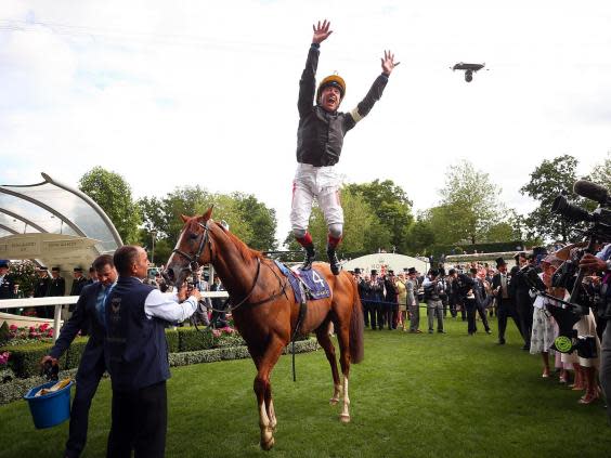 Frankie Dettori won his seventh Ascot Gold Cup (Getty)