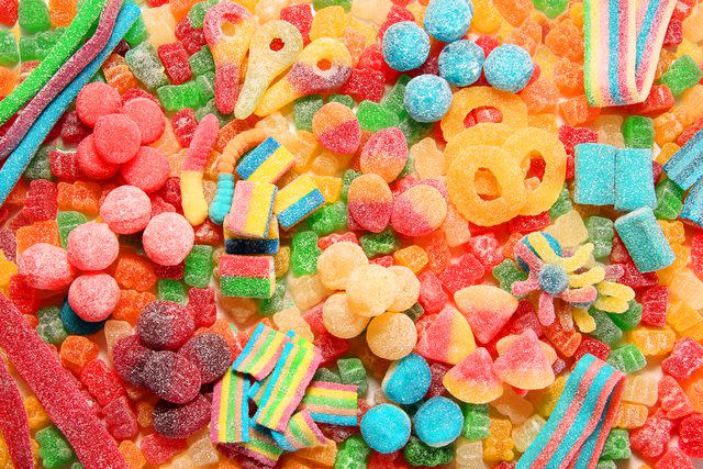 <p>Getty</p> Stock image of sour candy