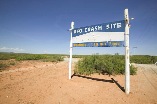 Roswell UFO Museum Sign