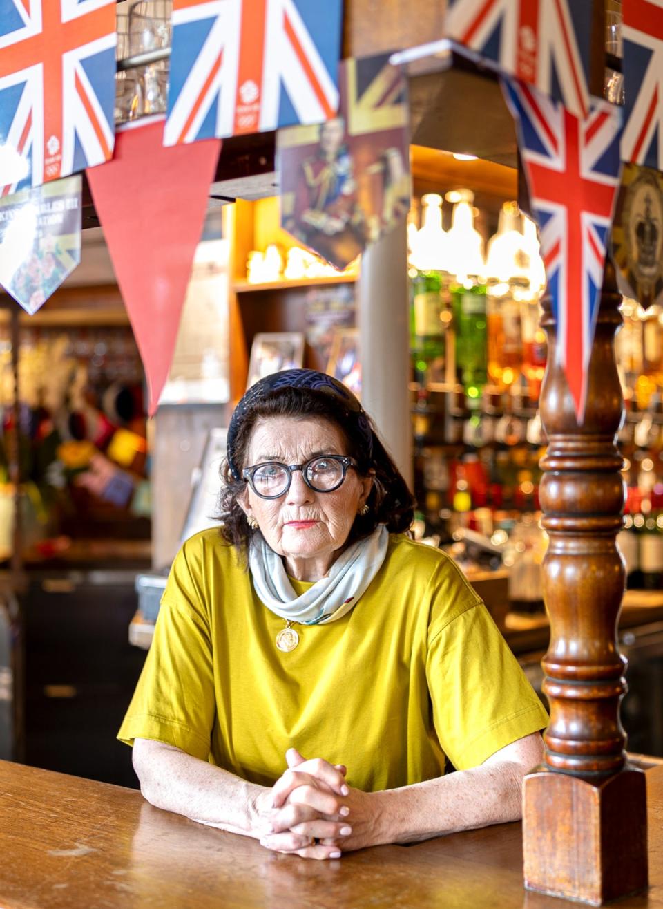 Sandra Esquilant, the landlady of The Golden Heart, Spitalfields (Tim George)