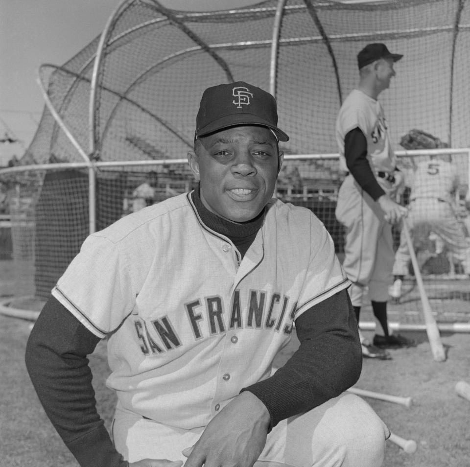 Willie Mays tops our list of baseball's greatest center fielders. (Getty Images) 