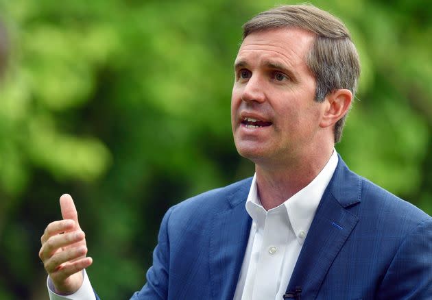 Democratic Gov. Andy Beshear is up for reelection in red Kentucky.