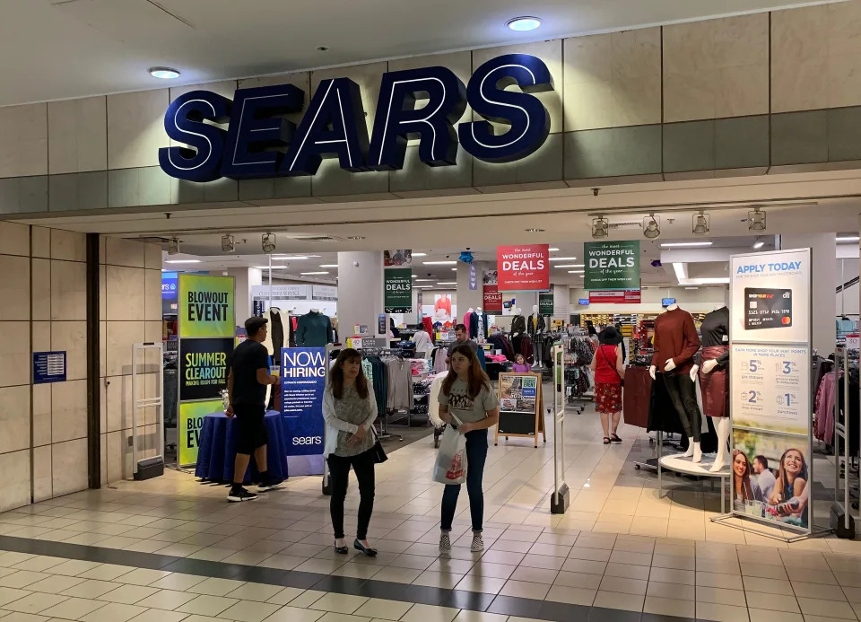 A Sears department store in West Covina, California that is due for closure after its parent company announced another 96 Sears and L-Mart stores will be closed by the end of the year, on November 09, 2019. - Only 182 Sears and Kmart stores will be left across the country following these closures. (Photo by Mark RALSTON / AFP) (Photo by MARK RALSTON/AFP via Getty Images)