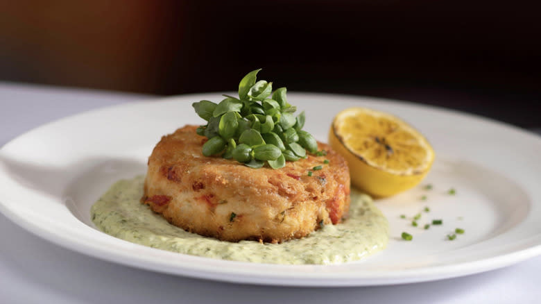 The Capital Grille crab cake