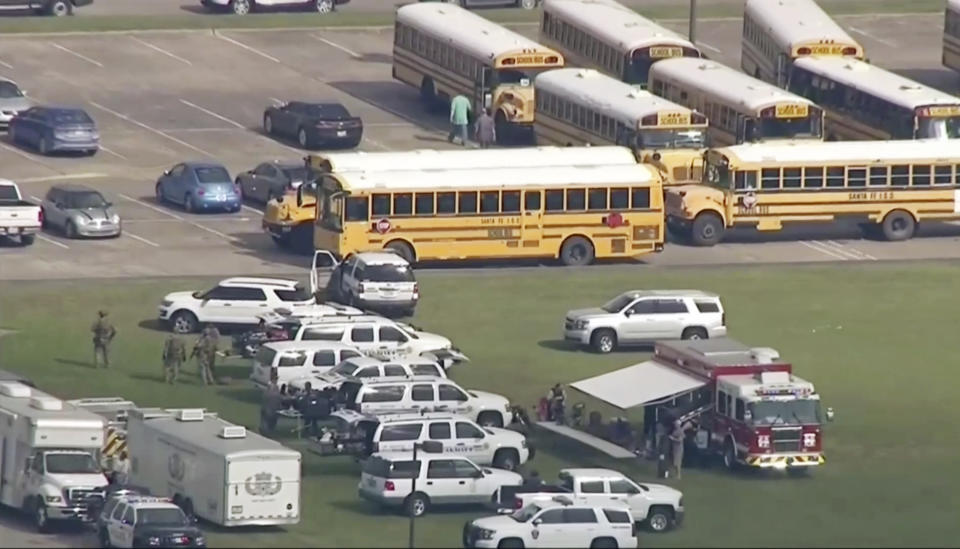 Las imágenes del tiroteo en una escuela de Santa Fe, Texas