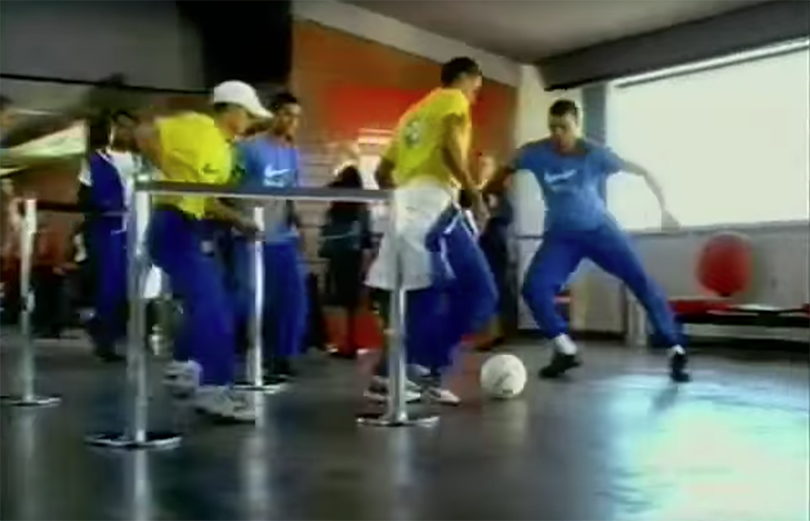 What happens when footballers are trapped in the worlds most boring place?The story behind the making offootballs most iconic advert...