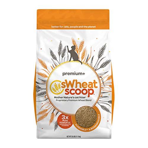 10) Natural Clumping Wheat Cat Litter