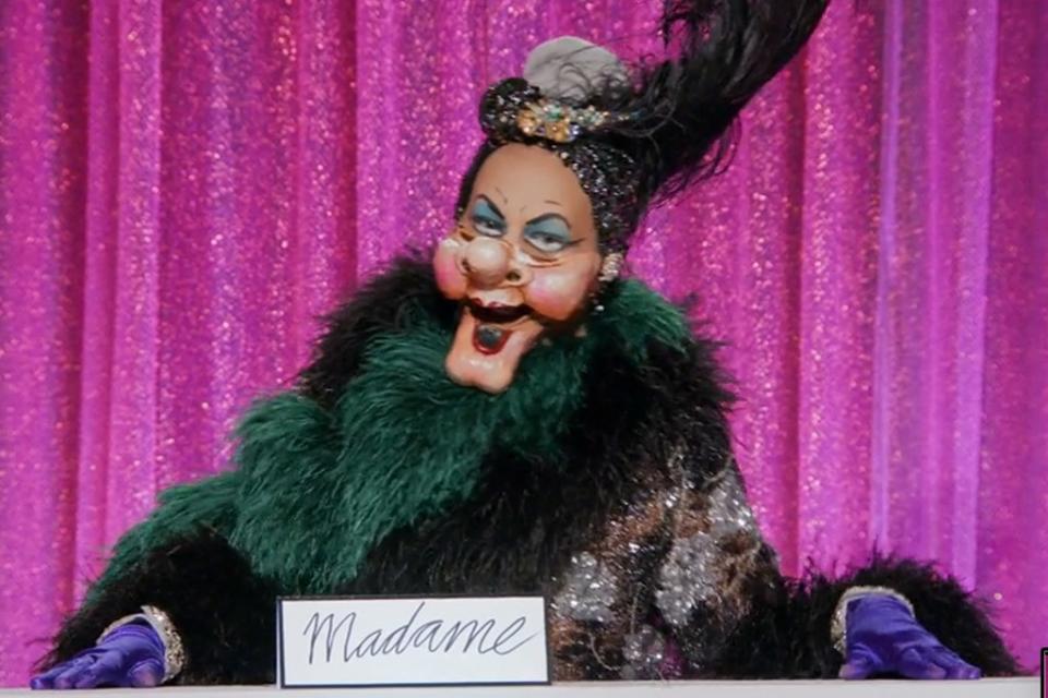 Raja with a mask on