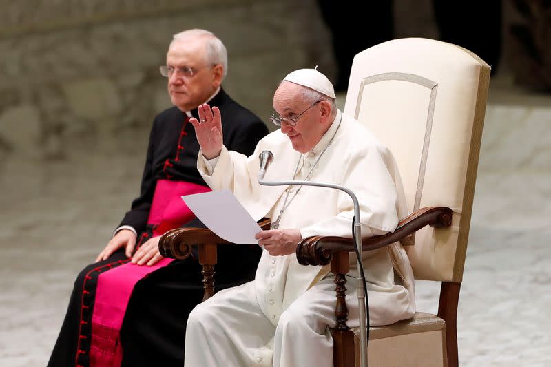 Pope Francis holds weekly general audience