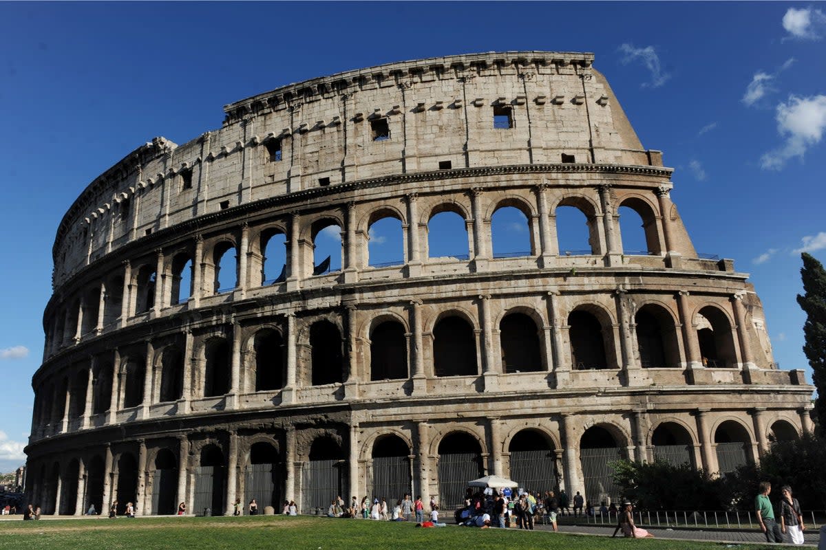 Rome’s Colosseum takes second place in the top global attractions category (Anthony Devlin/PA) (PA Archive)