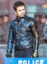 <p>Sebastian Stan is seen in between takes while filming fighting scenes for <em>The Falcon and the Winter Soldier</em> on Friday in Atlanta.</p>