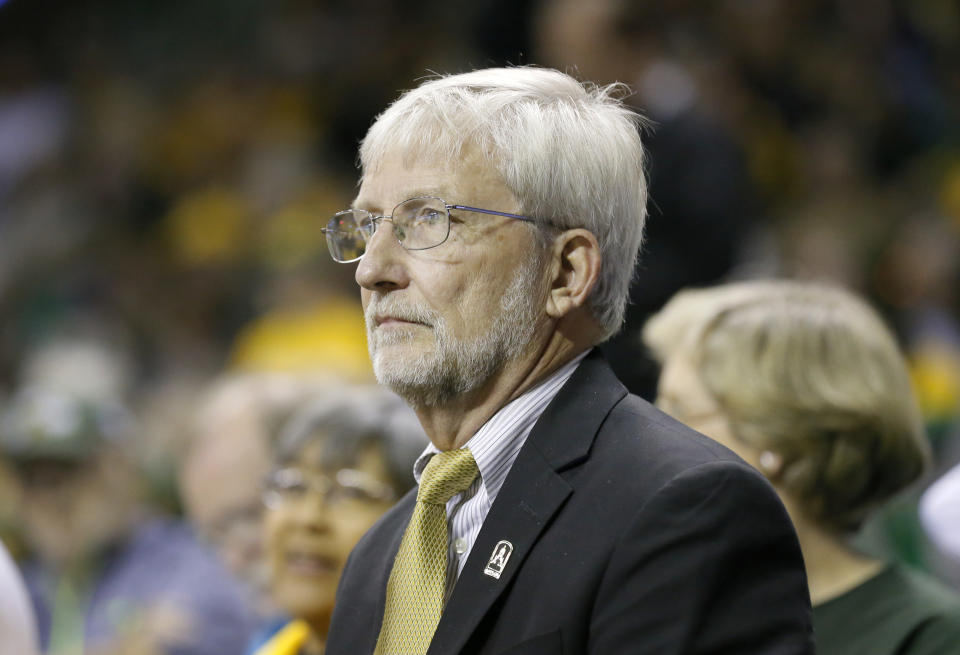 Former Baylor interim president David Garland. (AP Photo/Tony Gutierrez)