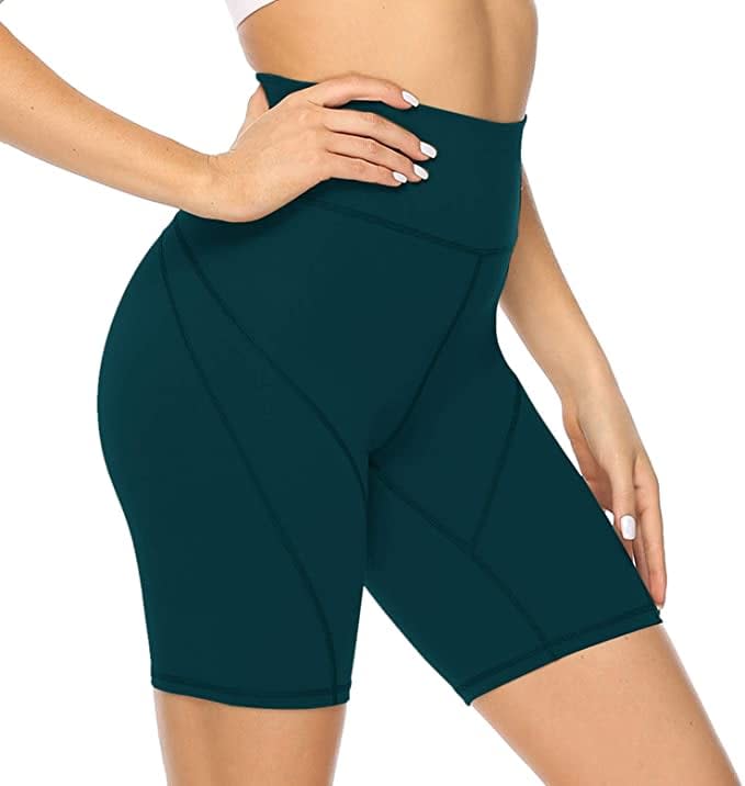<p>The stitching on these dark green <span>Joyspels Athletic Shorts</span> ($16, originally $19) is so flattering. If you're looking for something a little bit different, try these shorts.</p>