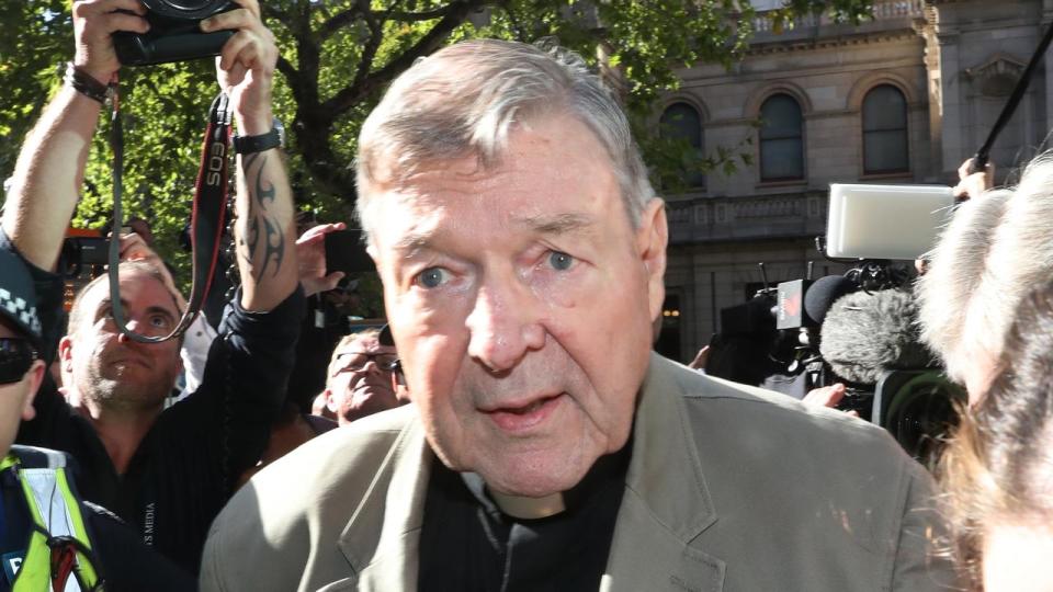 Cardinal George Pell was found guilty of sexually abusing two teenage boys in 1996. Source: AAP