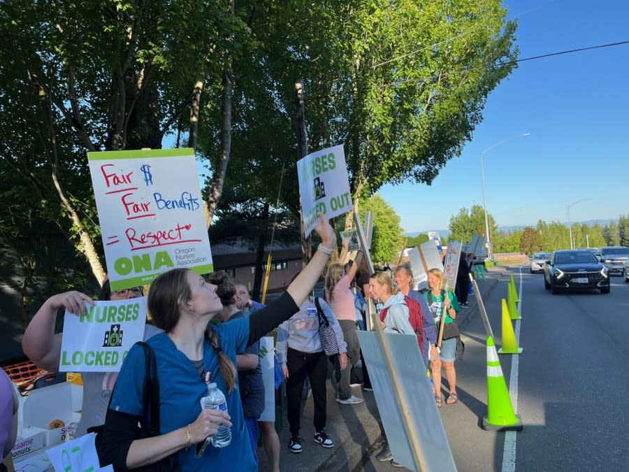 Oregon nurses allege Providence violated staffing laws after strike with 'illegal lockout'