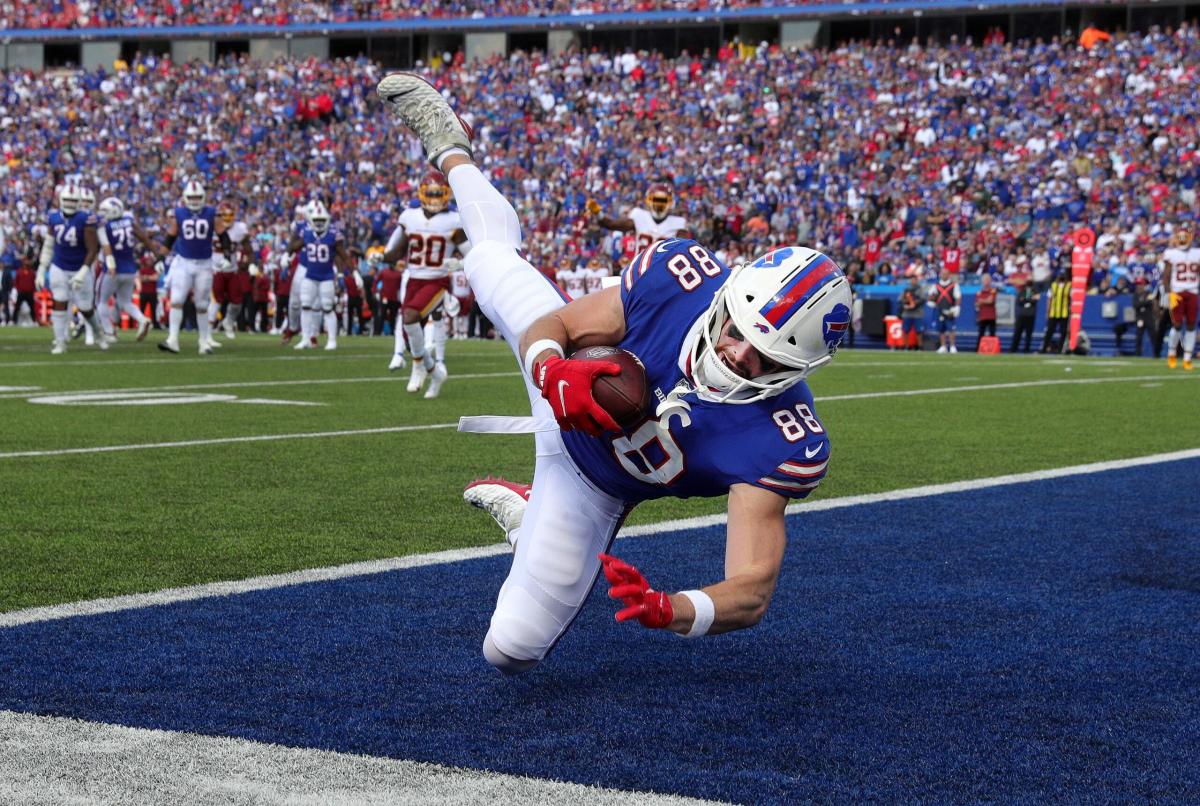 ESPN: NFL players vote Bills' Dawson Knox a top-10 TE in league