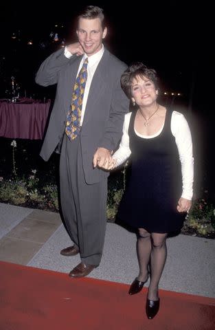 <p>Ron Galella, Ltd./Ron Galella Collection via Getty</p> Mary Lou Retton and Shannon Kelley at the Naked Gun 33 1/3: The Final Insult premiere on March 16, 1994, in Los Angeles.