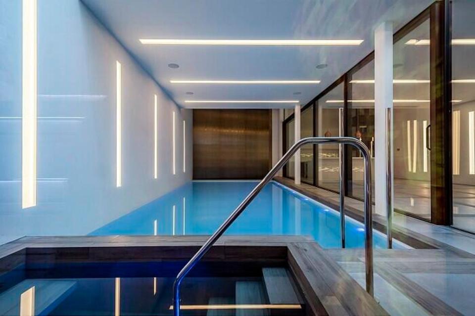 There's a pool and jacuzzi in the basement spa compex (Strutt & Parker)