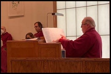 Grace organist David Ensley