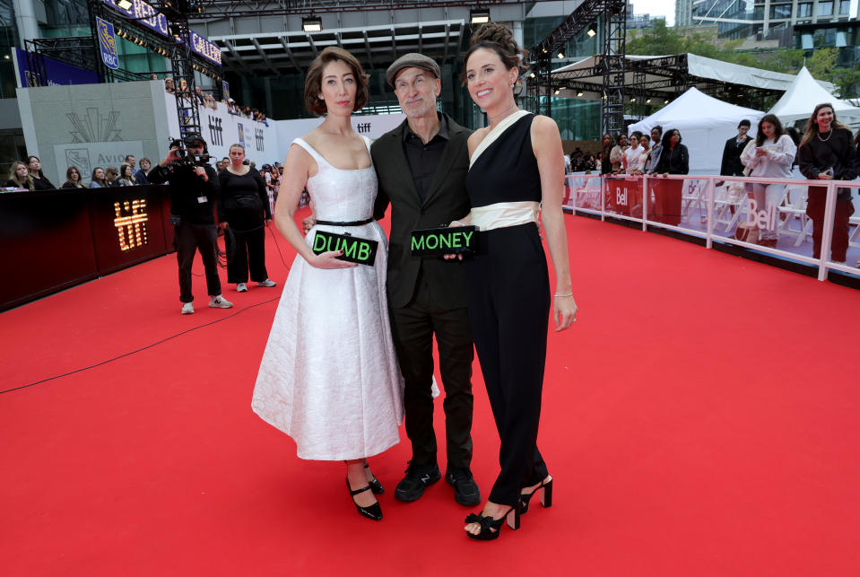 Dumb Money director Craig Gillespie and writers Rebecca Angelo and Lauren Schuker Blum