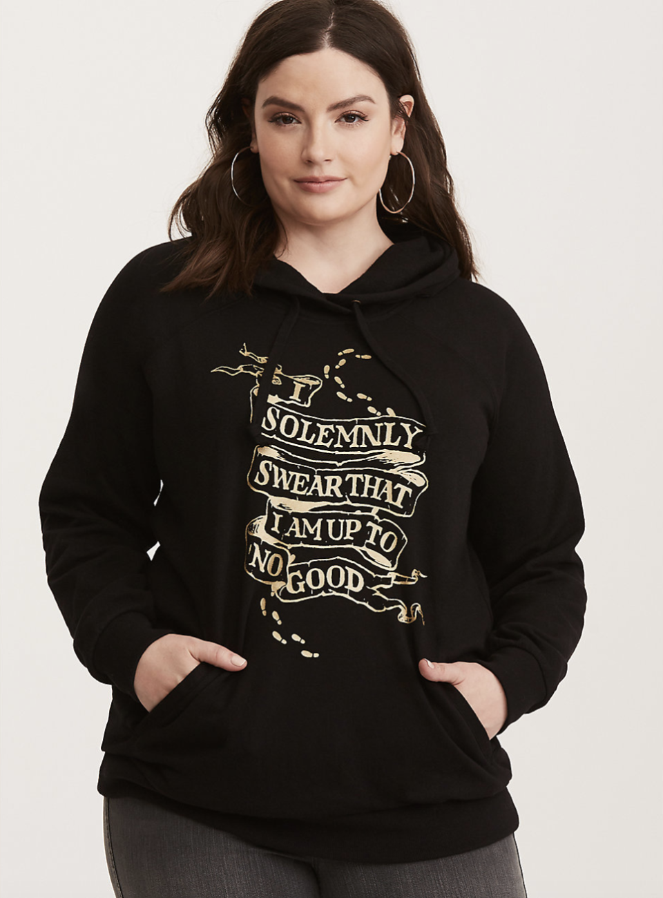 Be your own marauder's map with this hoodie. (Credit: Torrid)