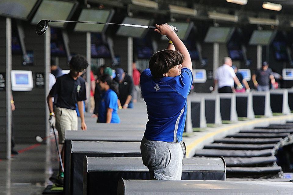 GMC golfers participate in Sunday's Tee Off Against Hunger at TopGolf in Edison to benefit Hands of Hope for the Community.