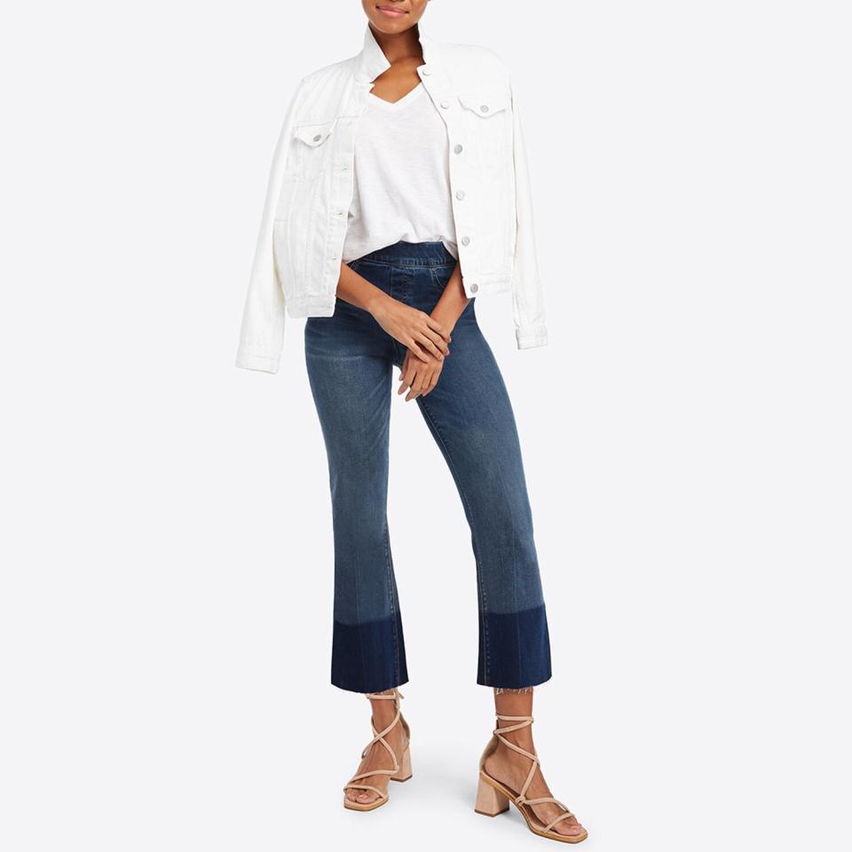 Spanx Cropped Flare Jeans