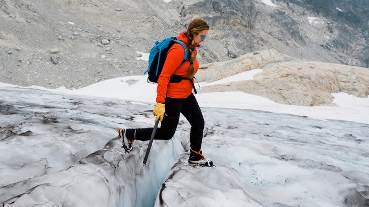 Trusting snow bridges and the edges of crevasses is something reserved for experienced mountaineers