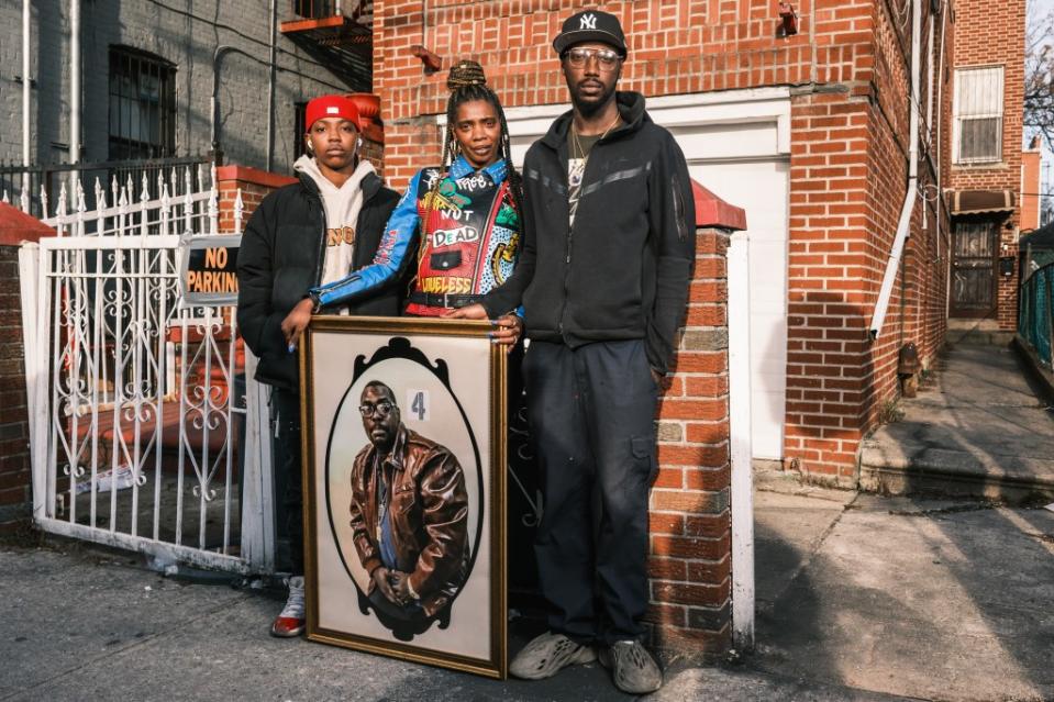 Dockery with her son Richard Jr. and daughter Lavina. Stephen Yang