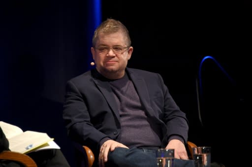 Entertainer Patton Oswalt discusses the book "I'll Be Gone in the Dark" written by his late wife Michelle McNamara, who came up with the "Golden State Killer" moniker