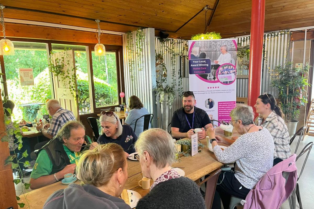 Severn Vale Home Care hosted a meet-up event for clients at the Orchard Café in Worcester Woods <i>(Image: Severn Vale Home Care)</i>