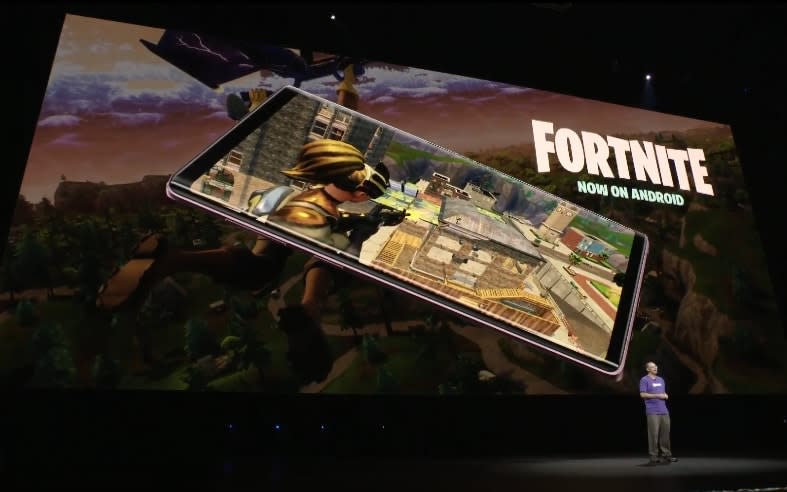 Fortnite is available on smartphones and consoles